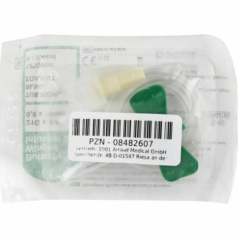 1001 ARTIKEL MEDICAL GMBH BUTTERFLY Infusionszubehör 21 G grün 1 St PZN08482607