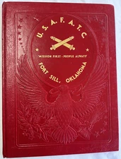 U.S.A.F.A.T.C.  FORT SILL, Okla. 1985 Class YEARBOOK Fifth Battalion Battery D