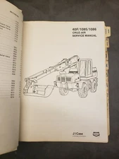 Case Cruz-air 40F 1085 1086 Crane Excavator Factory Service Manual