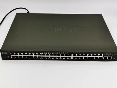 D-Link DES-1250G Web Smart 48-Port 10/100 + 2 Gig Switch 