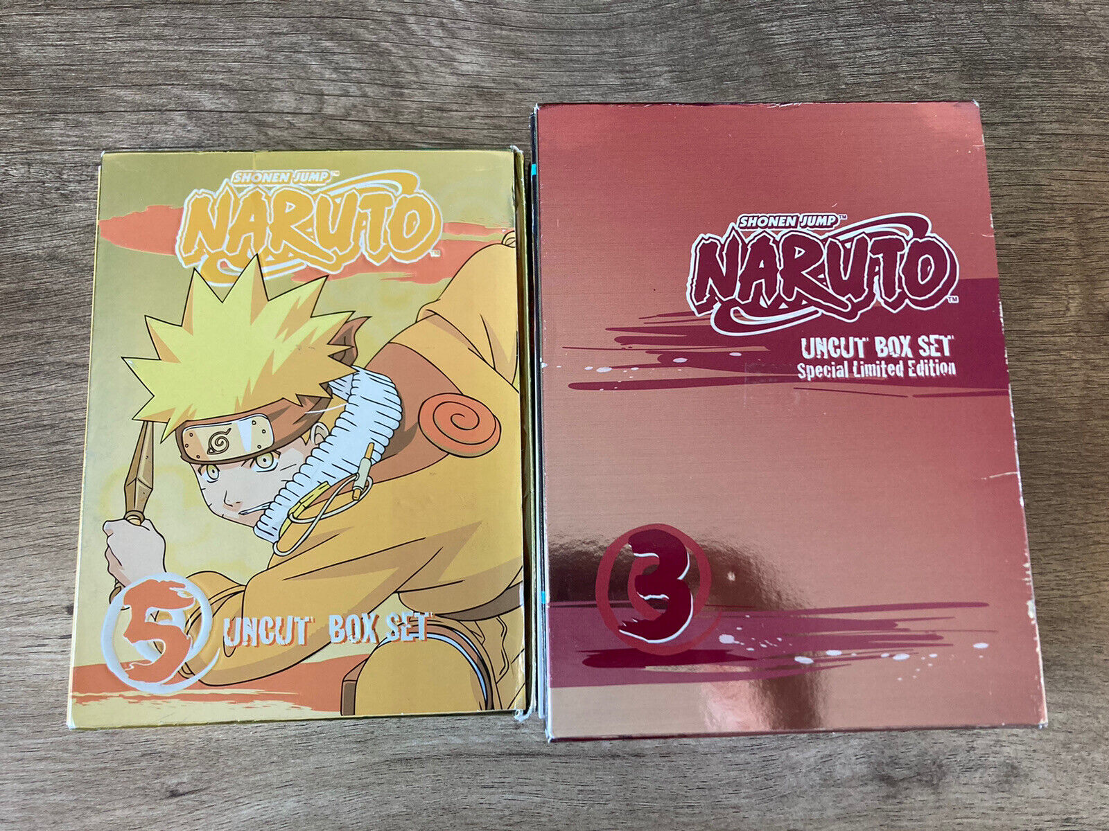 Naruto Uncut Box Set DVD 3,4,5 TV Series Special Limited Edition