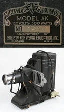 ART DECO 35MM SVE MODEL AK MINIATURE SLIDE PROJECTOR STEAMPUNK WORKING