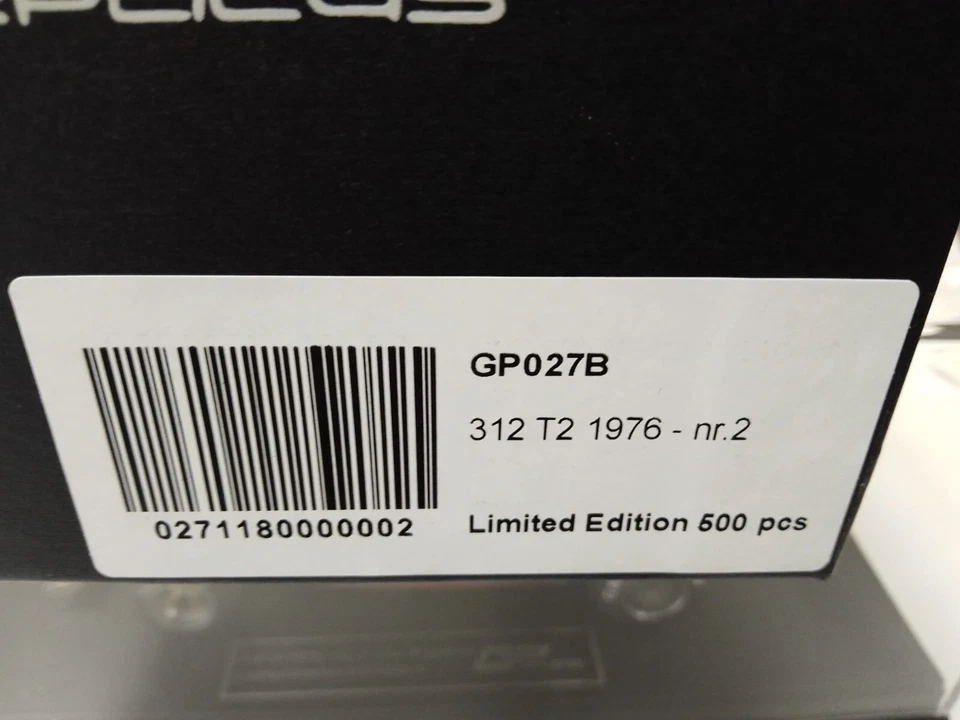 GP Replicas GPReplicas Ferrari 312 T2 #2 Clay Regazzoni 1976 1/18 GP027B - Immagine 4 di 4