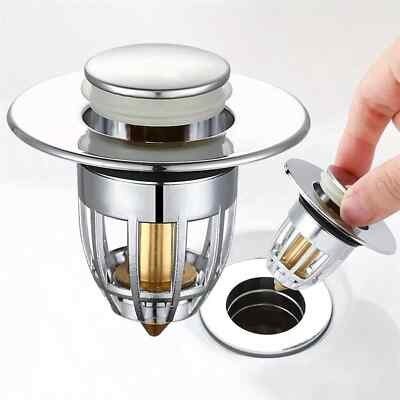 Universal Bad Waschbecken Stopfen Pop Up Abfluss Filter Stopfen Waschbecken Kern