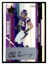 2006 Leaf Rookies & Stars Longevity #248 Chad Greenway Rookie Autographs #/125