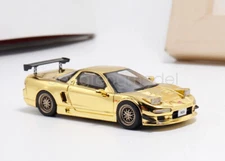 MC 1:64 Scale Plating Gold NSX MK1 NA1 Racing Sports Model Diecast Metal Car