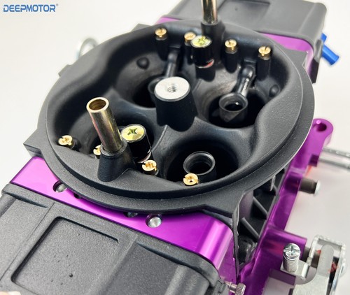 Deepmotor Aluminum Billet Carburetor 850 CFM Double Pumper Mech Secondary 4150 - Picture 5 of 8
