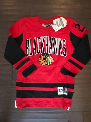 Chicago Blackhawks NEW Youth Medium Dufferin L/S Crew Shirt NHL Hockey NWT Gift