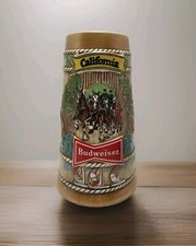 Vintage Anheuser Busch Budweiser "California" Beer Stein ~ Made in Brazil