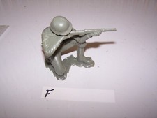 Vintage Unmarked Looks like Marx 5"-6" Plastic Toy GERMAN SOLDIER - Lot F