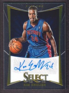 2012 Panini Select Basketball Kim English #226