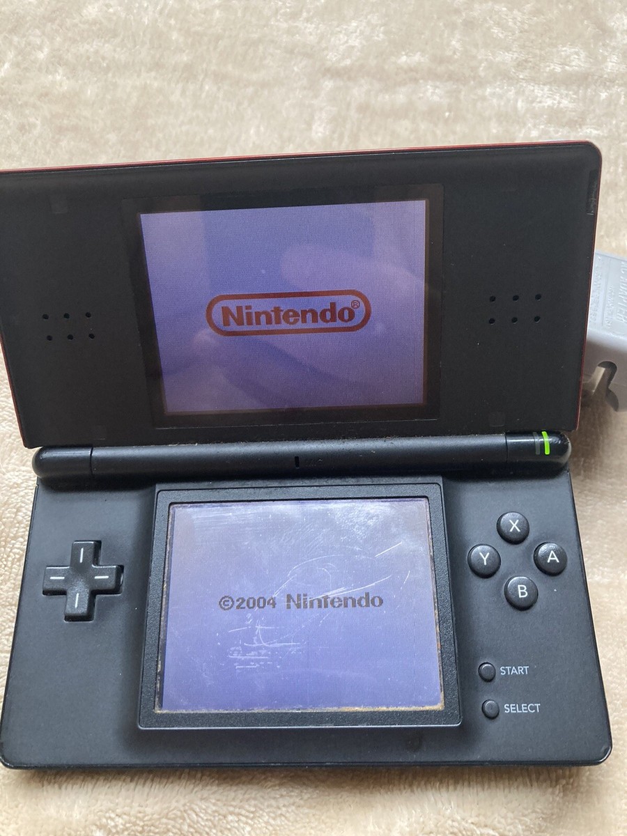 Nintendo NINTENDO DS ニンテンド-DS LITE クリムゾ… Nintendo DS Lite Crimson Handheld System - Red/Black Tested Read
