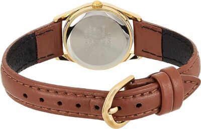 Women’s Gold-Tone Watch with Beige Strap and Puppy Dial Time and Tru Women main image 2
