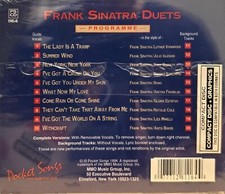1164 FRANK SINATRA DUETS  POCKET SONGS KARAOKE CDG  LOT MI