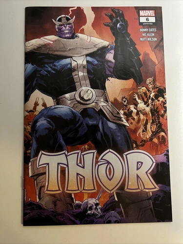 THOR #6 VARIANT 2ND PRINT KLEIN COVER THANOS BLACK WINTER CATES