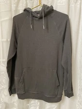 Normal Brand Pullover Hooded Sweatshirt Small Gray (See Photo's)