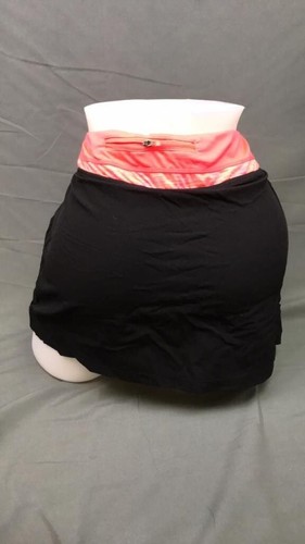 2 Skorts Tangerine Brand Sz S Black w/ Coral 7 Pink - Picture 4 of 8