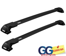 Thule Edge Black WingBars Roof Rack Bars | VW Passat Estate 2015- onwards