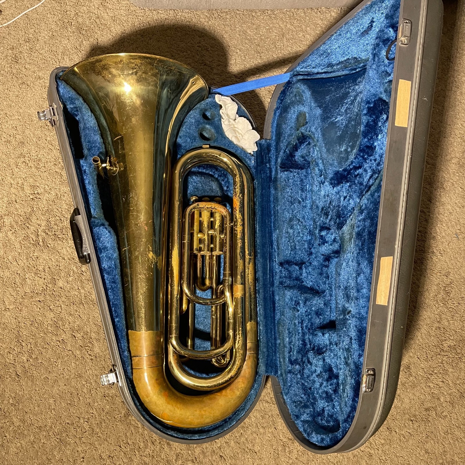 Yamaha YBB104 Bb YBB104 104 3/4 size TUBA with Original Case and 4