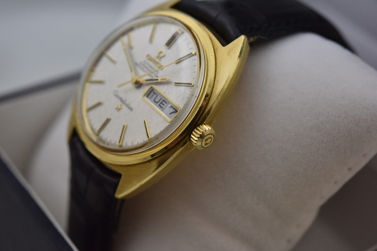 時計 Omega  Constellation DayDate Automatic Omega Constellation Day Date Two Tone Stainless Steel Watch