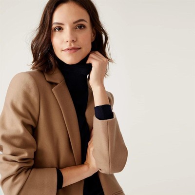 camel smart coat womens