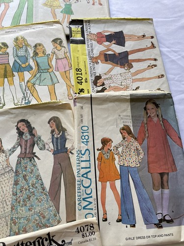 LOT Vintage Sewing Patterns Sizes Simplicity Advance McCalls Precut Preowned (E) - Picture 7 of 10