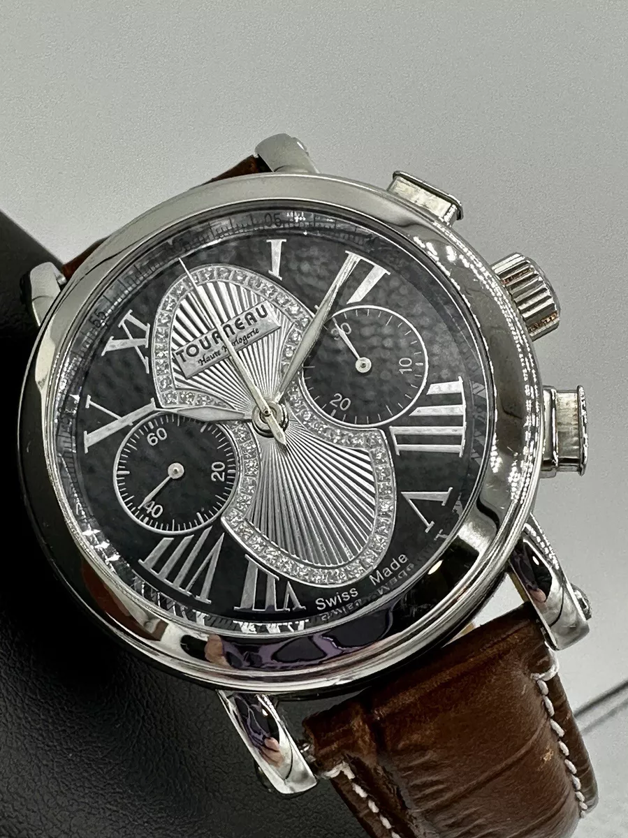 TOURNEAU GOTHAM Aurora Chrome Diamond Dial CHRONOGRAPH LIMITED