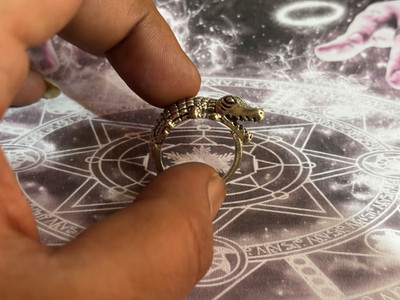 'Most' Ring Power Queen Succubus Very Blessed Silver Collectible