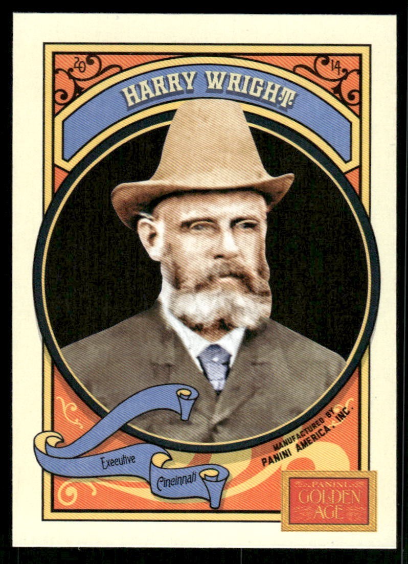 Harry Wright Executive Baseball 2014 Panini Golden Age Card #4 (NM)