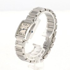 Authentic Cartier Tank Française SM W51008Q3 Stainless Steel Quartz #270-00... 2