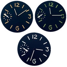 1Pc 34.5mm Luminous Metal Watch Dial w/ Hands For ETA 6497 ST3600 Movement