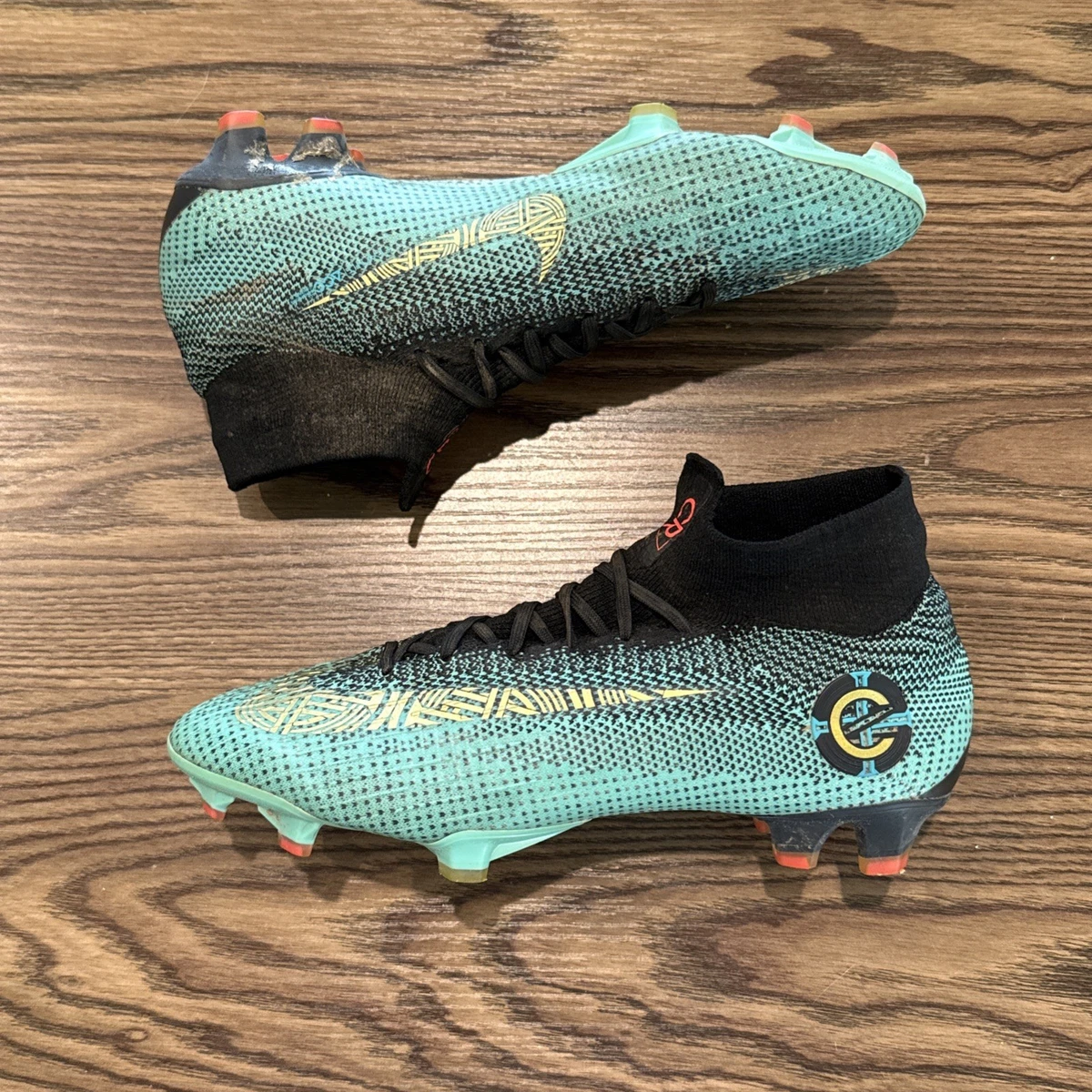 Nike Mercurial Superfly 6 Elite CR7 FG Green Black Gold for Sale