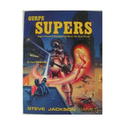SJG GURPS Supers Supers (1st Ed) VG+