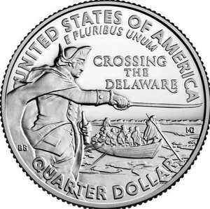 2021-D ***ATB Quarter Crossing The Delaware*** Lightly Circulated Coin!