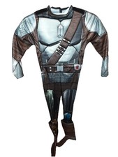 Star Wars Mandalorian Boys Costume Size Small - NO CAPE NO MASK - Costume Only 