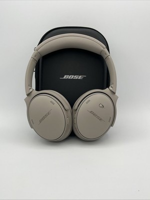 Bose Beige Headphones  QuietComfort 45 QC 45 Active Noise Cancelation Used