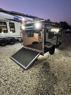 #ad RV Trailer Toy Hauler 7in Exterior round Flood Light LED 12V 18W $65.00