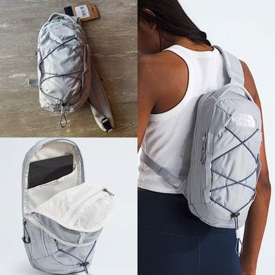 NWT The North Face Borealis Sling Bag Crossbody Blue Flax/Twilight Galaxy Grey