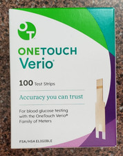 100 One Touch Verio Test Strips 04/26 exp 04/2026 or later