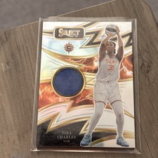 2025 Panini Select WNBA Tina Charles Silver Sparks Patch Connecticut Sun #SP-TC