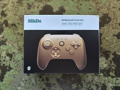 8BitDo 64 GOLD Funtastic Limited Edition Analogue 3D N64 Controller BRAND NEW