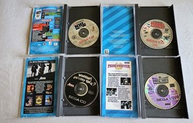 SEGA CD LOT RISE OF THE DRAGON CRIME PATROL STAR WARS NHL 94 TOMCAT ALLEY ETC