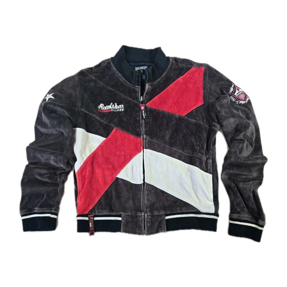 Jaqueta de atletismo feminina com capuz vintage Rocawear média - Imagem 2 de 4