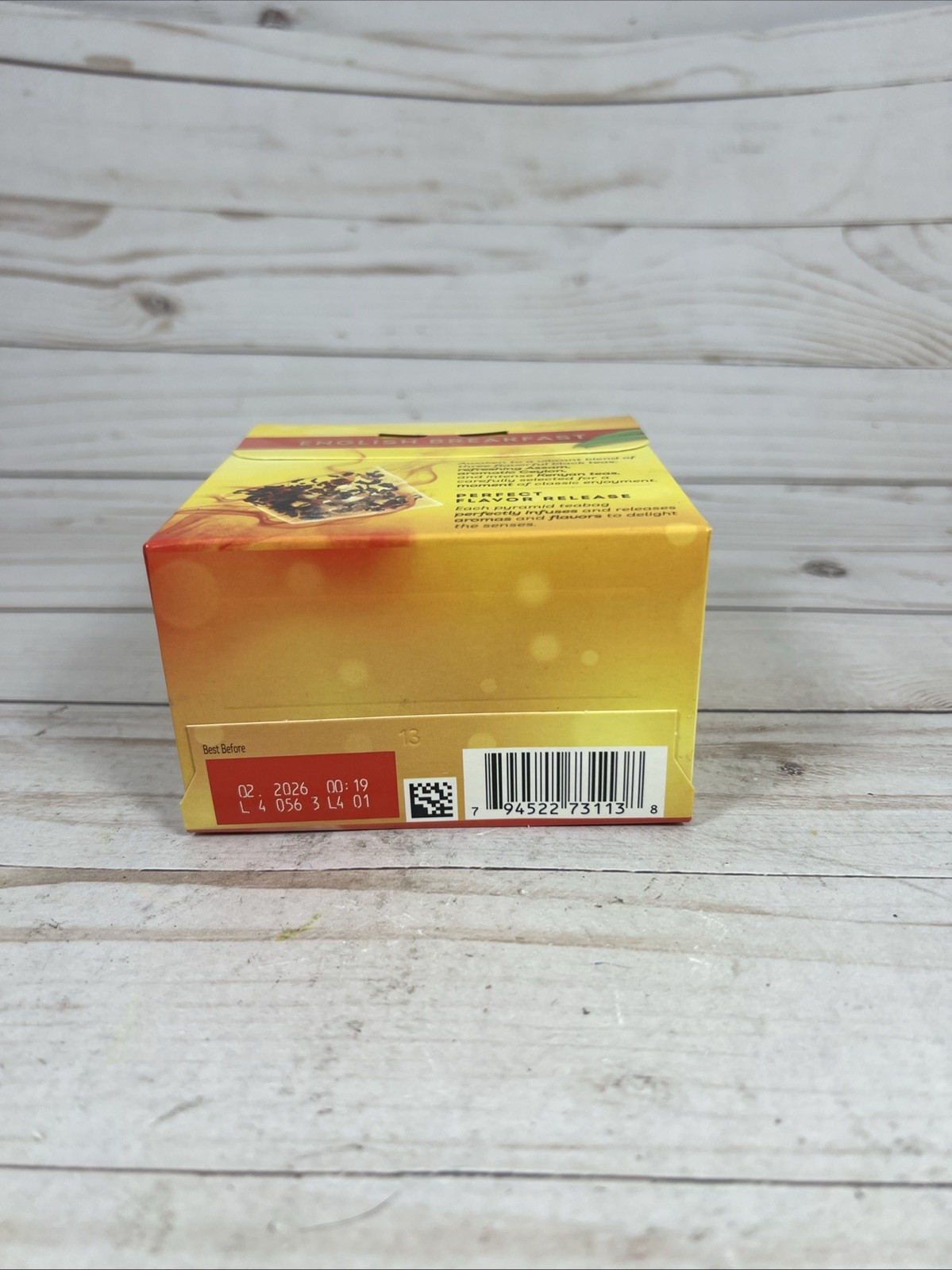 Lipton English Breakfast Black Tea 20 Pyramid Bags Assam Ceylon  (2Pack) 2/26