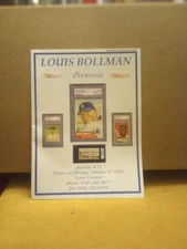 1998 Louis Bollman Krause Publications Sports Card Auction Catalog