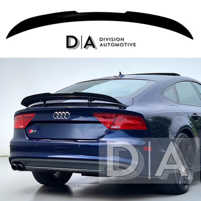 Für Audi A7 S7 RS7 MK1 Heck Glanz Schwarz Kofferraum Lippe Spoiler Flügel Body Kit 2012-2018