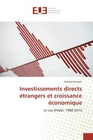Enomy Germain | Investissements Directs éTrangers Et Croissance éConomique