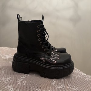 New Rock Flame Boots | eBay