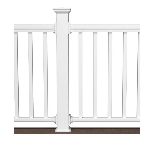 Deckorators 32.5" White Square Composite Balusters