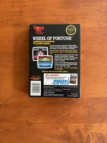 Wheel of Fortune (Nintendo NES) MINT CIB Complete w/ All Inserts - Ships Fast